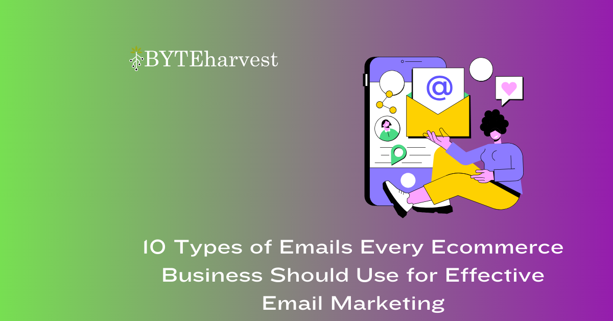 10 Types of Emails Every Ecommerce Business Should Use for Effective Email Marketing